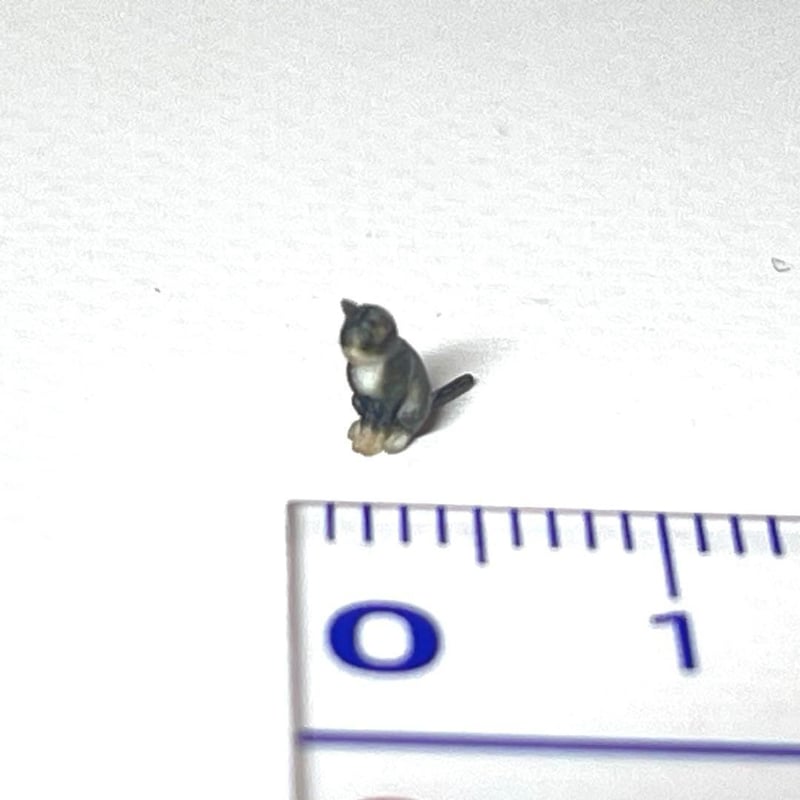 1/64 ネコ 猫 ミニチュア 完成品 フィギュア ねこ ミニカーに