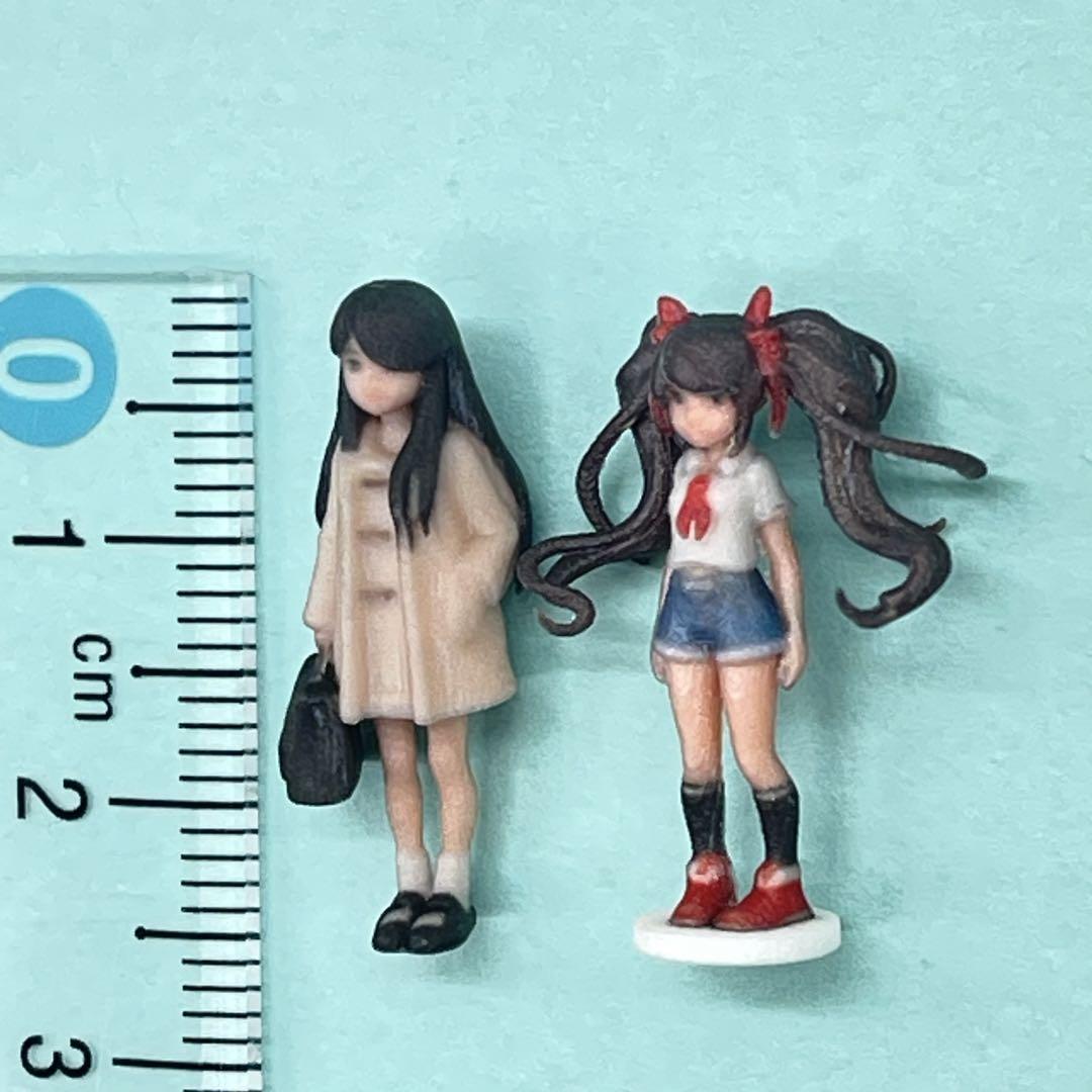 完成品　1/43 フィギュア3体　ミニカーに　1/64より大　ジオラマに 1/43 Q-C-01 フィギュア 完成品 ミニカーに 1/64より大 美少女