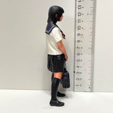 1/12 女子高生　JKN フィギュア　リアルフィギュア　完成品　1/64より大　ミニチュア　ドールハウスに　ミニチュアイメージ