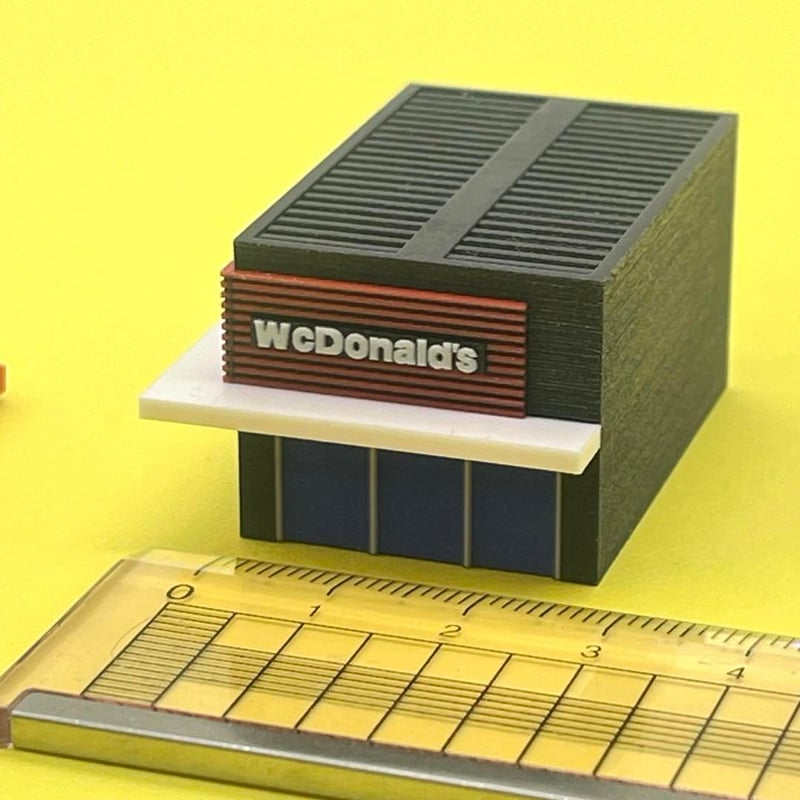 Zゲージ ハンバーガーショップ ミニチュア フィギュア 1/64より