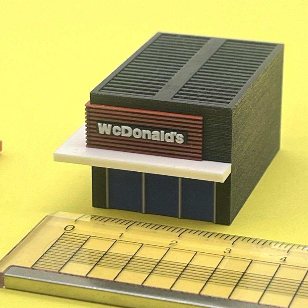 Zゲージ ハンバーガーショップ ミニチュア フィギュア 1/64より