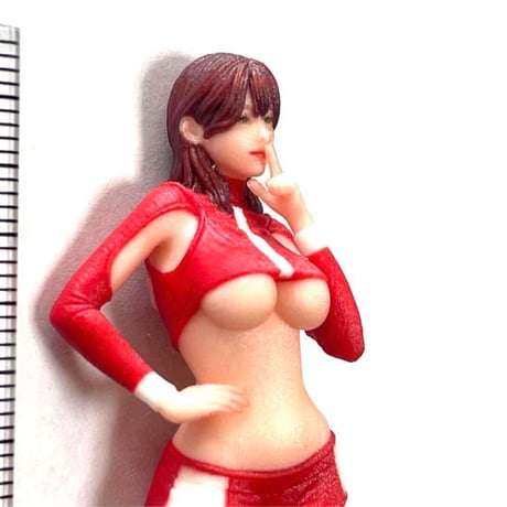完成品　1/24 オーシャンコスモス　フィギュア　ミニカーに　リアルフィギュア　レースクイーン