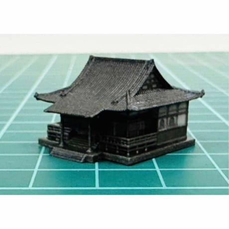 1/600★神社★建物★フィギュアに★リアルフィギュア　建築模型　３D★Nゲージより小★ジオラマに