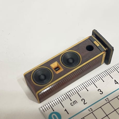 1/18 ミニチュア　スピーカー２個　ドールハウスに　リーメントに　フィギュアに