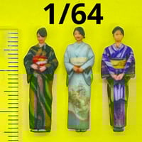 1/43 男子学生　フィギュア3体　完成品　ミニチュア　1/64より大 1/64 フィギュア2体 JK 女子高生 ミニチュア ミニカーに
