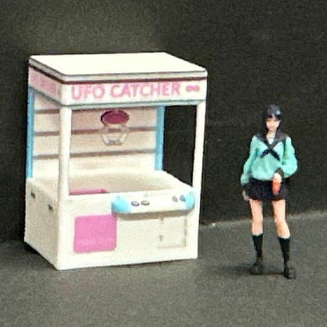 1/64 クレーンゲーム機　ゲーム機　ゲーセン　フィギュア　ジオラマ　ミニカーに
