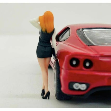 完成品　1/64 オーシャンコスモス　0089 フィギュア　ミニカーに　ジオラマ