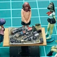 ミニチュア☆鉄道模型☆ゲージより小☆フィギュアに☆ミニジオラマ