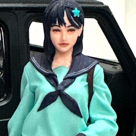 完成品　1/12 オーシャンコスモス0071 フィギュア　ミニカーに　JK