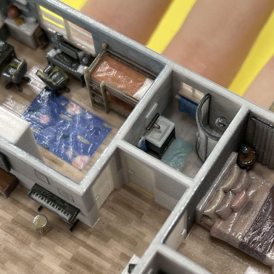 Nゲージ 住宅模型 ジオラマ ミニミニドールハウス ドールハウス 完成品