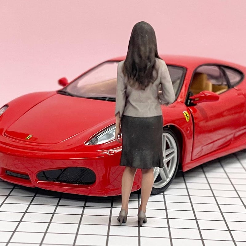 1/24 55-4 フィギュア 完成品 ミニカーに ジオラマに ミニチュア