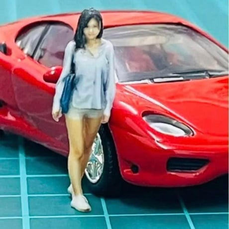1/64 完成品　jesswalking フィギュア　リアルフィギュア　ミニカーに　ミニチュアイメージ