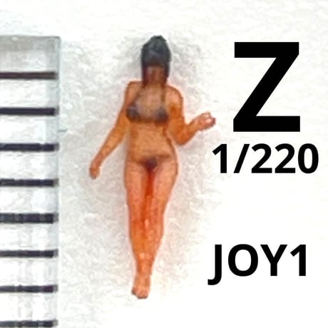 Zゲージ　1/220 JOY1 フィギュア　完成品　鉄道模型　リアルフィギュア　ミニチュアイメージ　ジオラマ　レイアウト