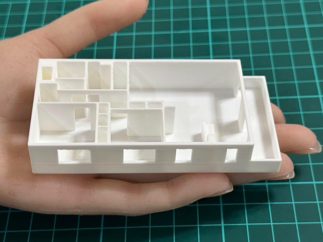 Nゲージ☆マンション2軒☆鉄道模型☆住宅模型☆フィギュアに☆1/64より