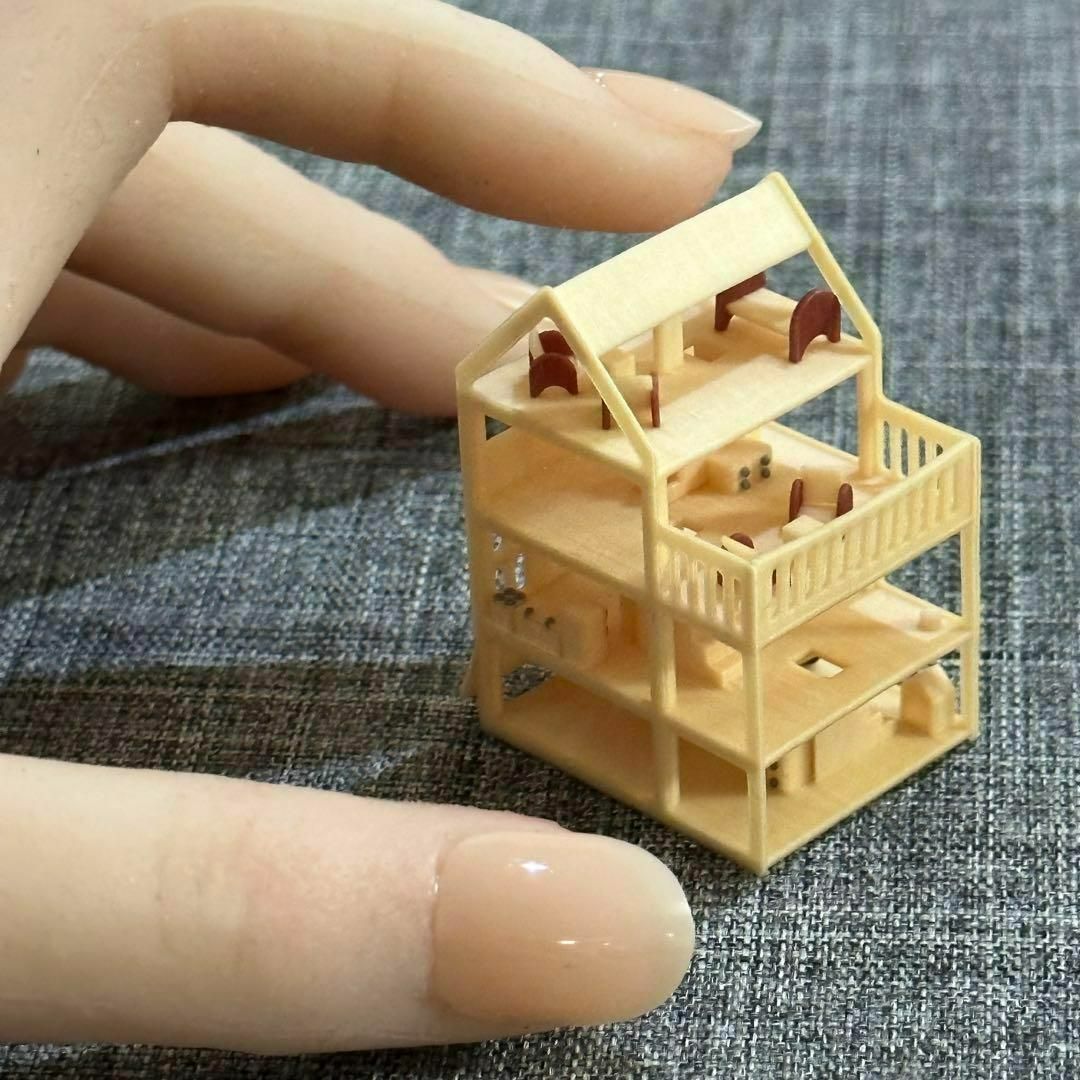 ミニチュア ミニミニドールハウス フィギュアに 1/64より小