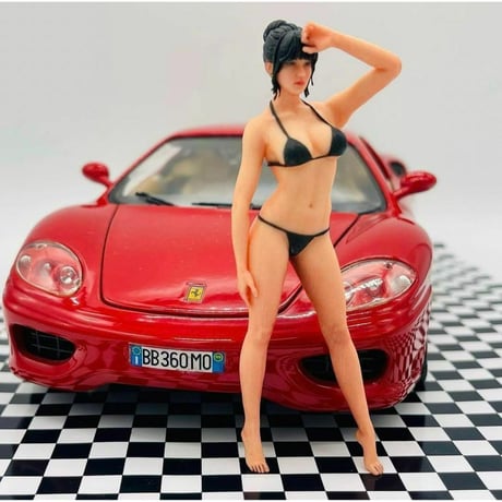 1/24 JOY8 フィギュア　完成品　リアルフィギュア　ミニカーに　ジオラマに
