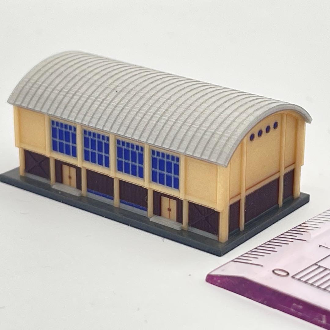ミニチュア　新宿　ジオラマ　都市模型　建築模型　フィギュア　1/64より小 1/600 体育館 ミニチュア 建物 ジオラマ フィギュア 1/64より小