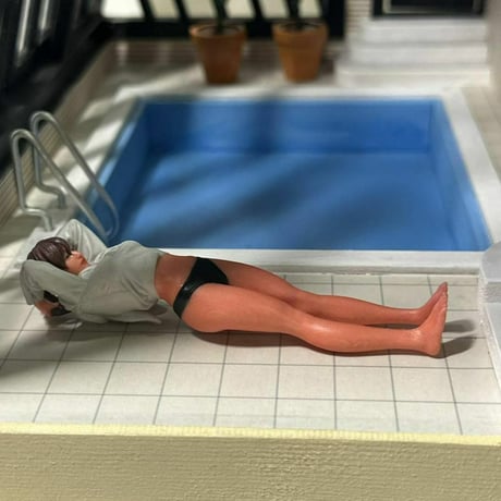1/18　オーシャンコスモス0080 フィギュア　完成品　リアルフィギュア　ミニカーにドールハウスに　３Dフィギュア