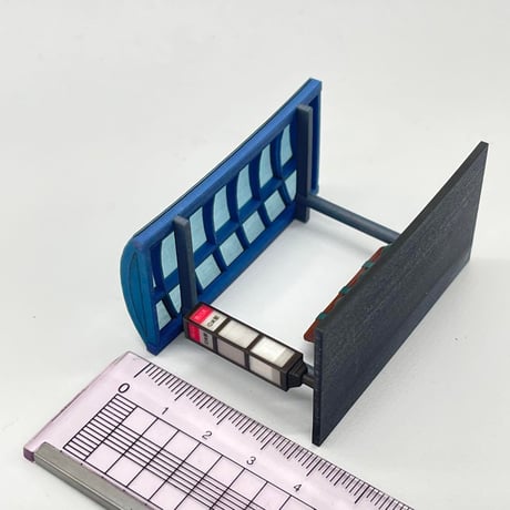 1/64 バス停　ミニチュア　フィギュアに　住宅模型　ジオラマ　ミニカーに