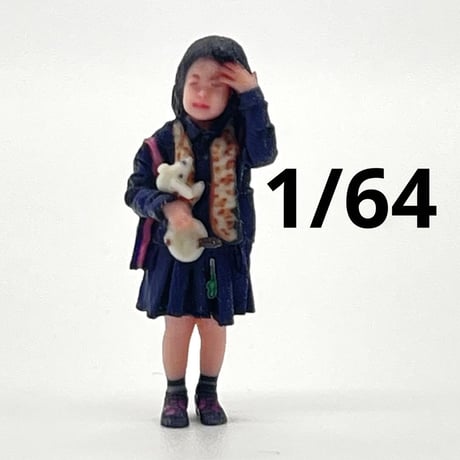 1/64 子供　フィギュア　子供フィギュア　ミニチュア　ミニカーに　ジオラマ  ミニチュア