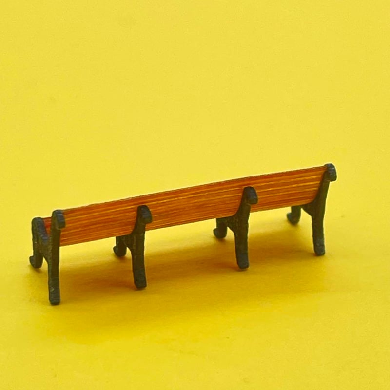 HOゲージ ベンチ ミニチュア 鉄道模型 フィギュアに 1/64より小