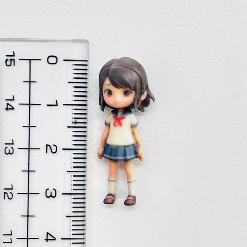 1/43 3DA-JK-001 フィギュア 女子高生 ミニカーに ジオラマに