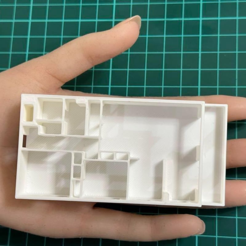 Nゲージ☆マンション2軒☆鉄道模型☆住宅模型☆フィギュアに☆1/64より 