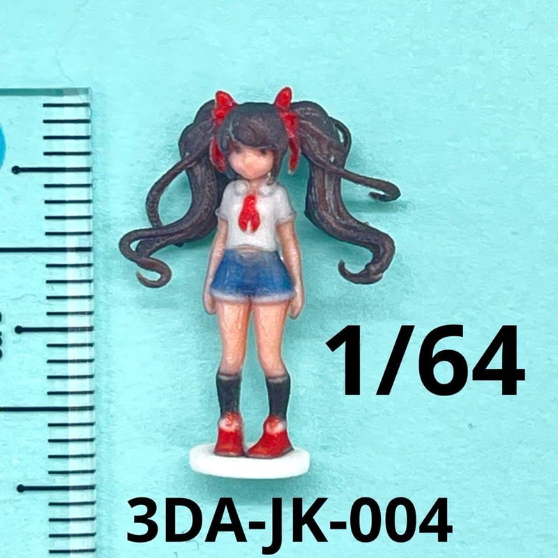 JK7★1/18★フィギュア★ミニチュアイメージ★1/64より大★ミニカーに★ 完成品 1/12 jk5 女子高生 フィギュア ミニカーに 1/64より大 の