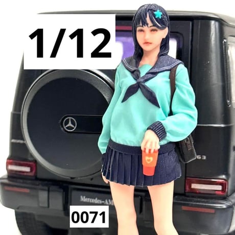 完成品　1/12 オーシャンコスモス0071 フィギュア　ミニカーに　JK