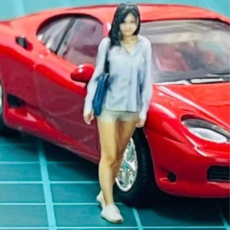1/64 完成品　jesswalking フィギュア　リアルフィギュア　ミニカーに　ミニチュアイメージ