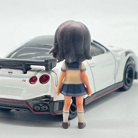 1/43 3DA-JK-001 フィギュア　女子高生　　ミニカーに　ジオラマに　完成品　セーラー服