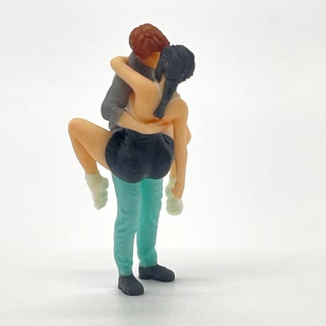 1/43 カップル　フィギュア　完成品　ミニカーに　1/64より大