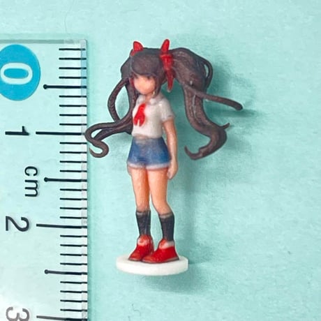 1/64 3DA-JK-004 女子高生　フィギュア　完成品　ミニカーに　リアルフィギュア　ミニチュアイメージ