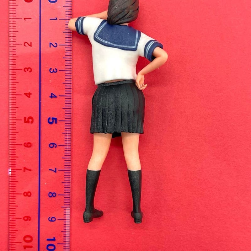 完成品 1/18 JK 5T フィギュア 女子高生 ミニカーに リアルフィギュア
