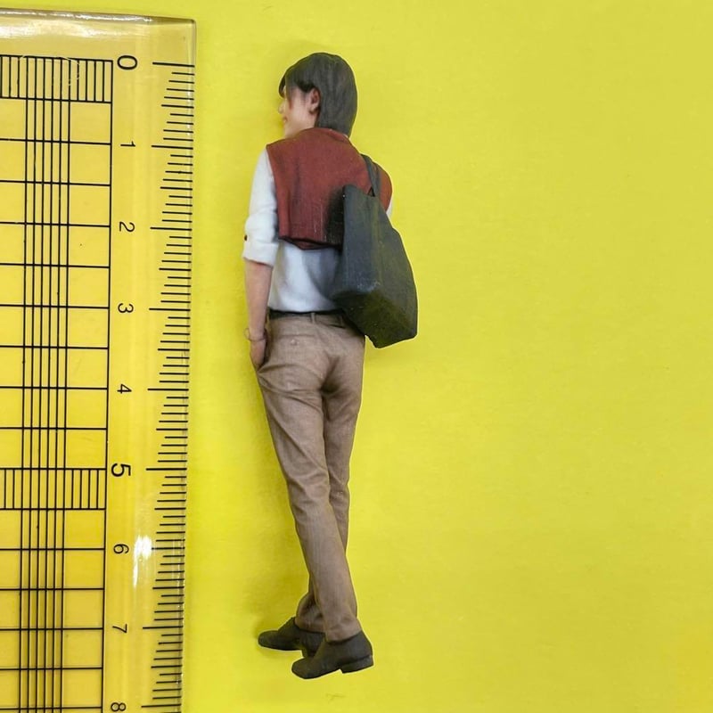 1/24 NU-0004 男性　フィギュア二体完成品　ミニカーに　1/64より大 fit=scale-down,w=1200