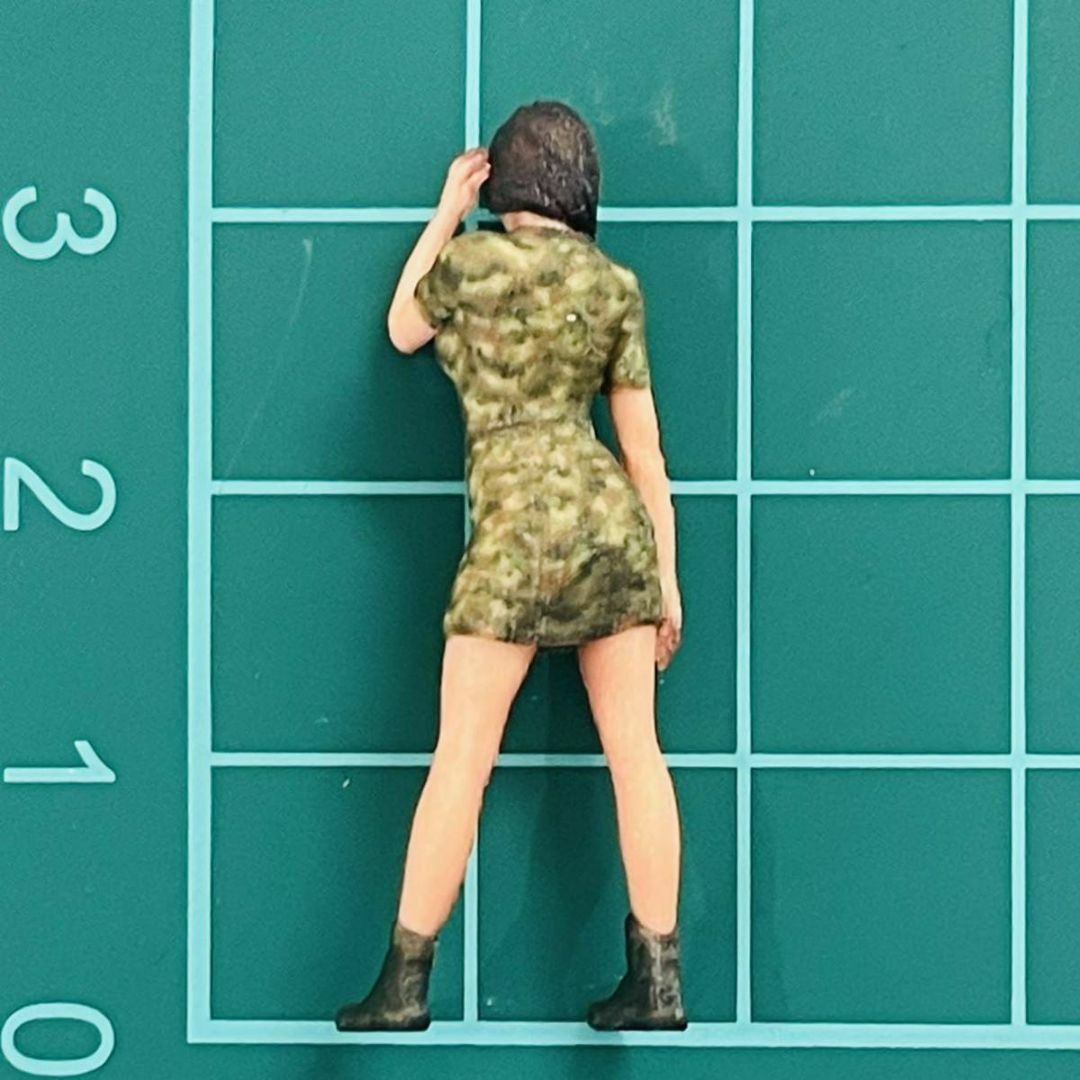 1/48 JOY18 ミリタリー フィギュア 1/64より大 ミニカーに