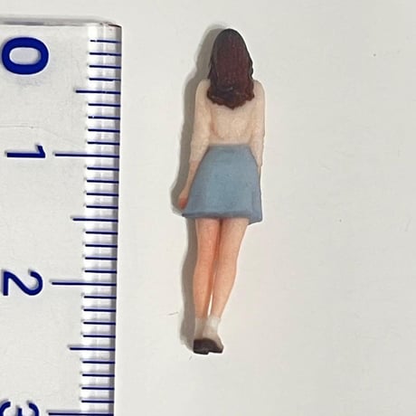 1/64 可愛いお姉さん　フィギュア　ミニカーに　トミカに　ジオラマ　ミニチュアイメージ　リアルフィギュア　完成品