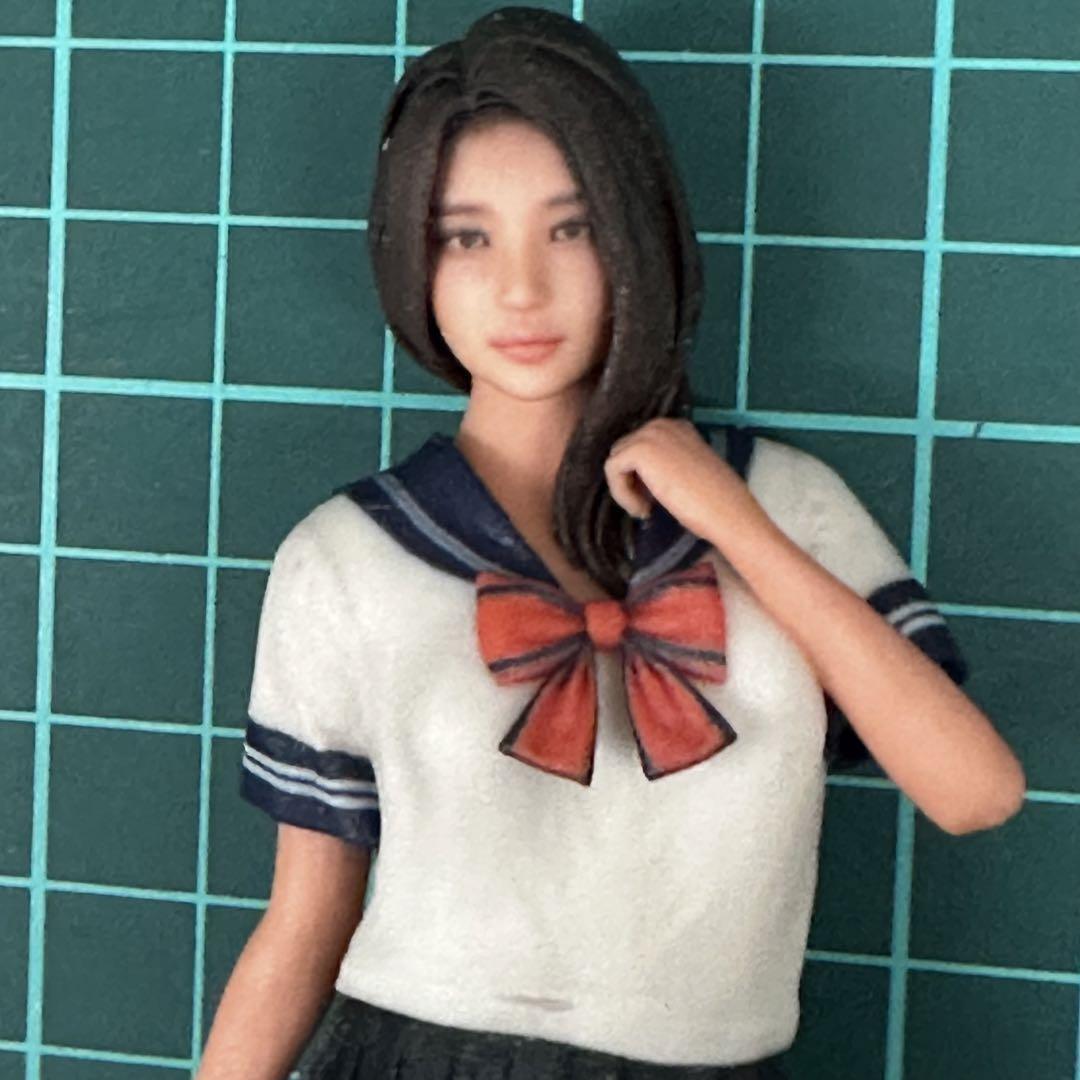 完成品 1/12 jk5 女子高生 フィギュア ミニカーに リアルフィギュア 