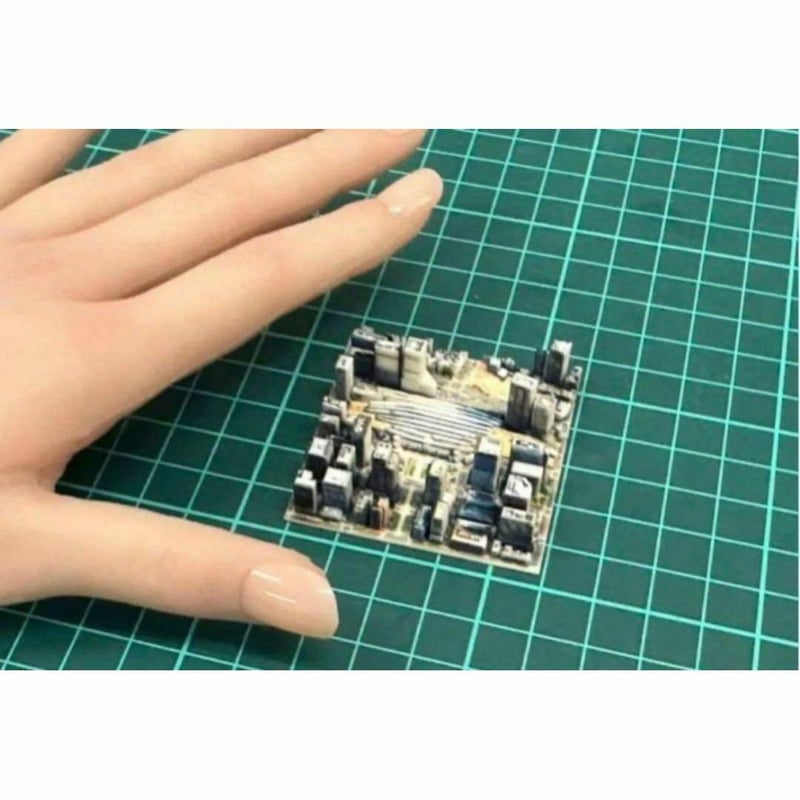 ミニチュア☆3D地図☆ミニジオラマ☆東京駅周辺☆フィギュアに ミニチュア☆3D地図☆ミニジオラマ☆東京駅周辺☆フィギュアに