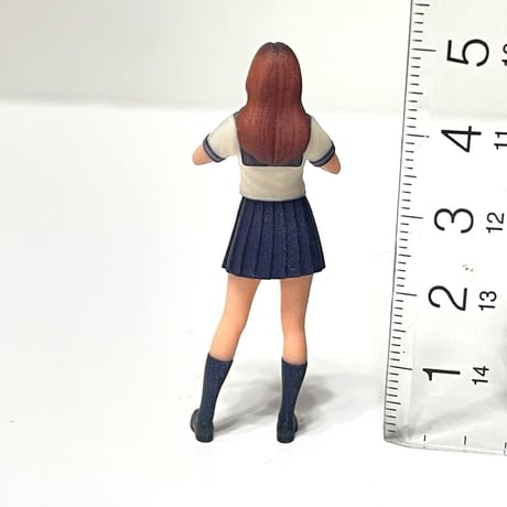 1/32 フィギュア　JK セーラー服　ハート　1/64より大　ミニカーに