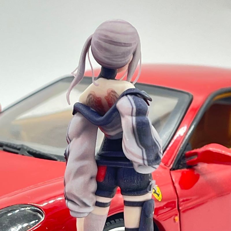 1/18 Q-JP-2 フィギュア 完成品 ミニカーに リアルフィギュア