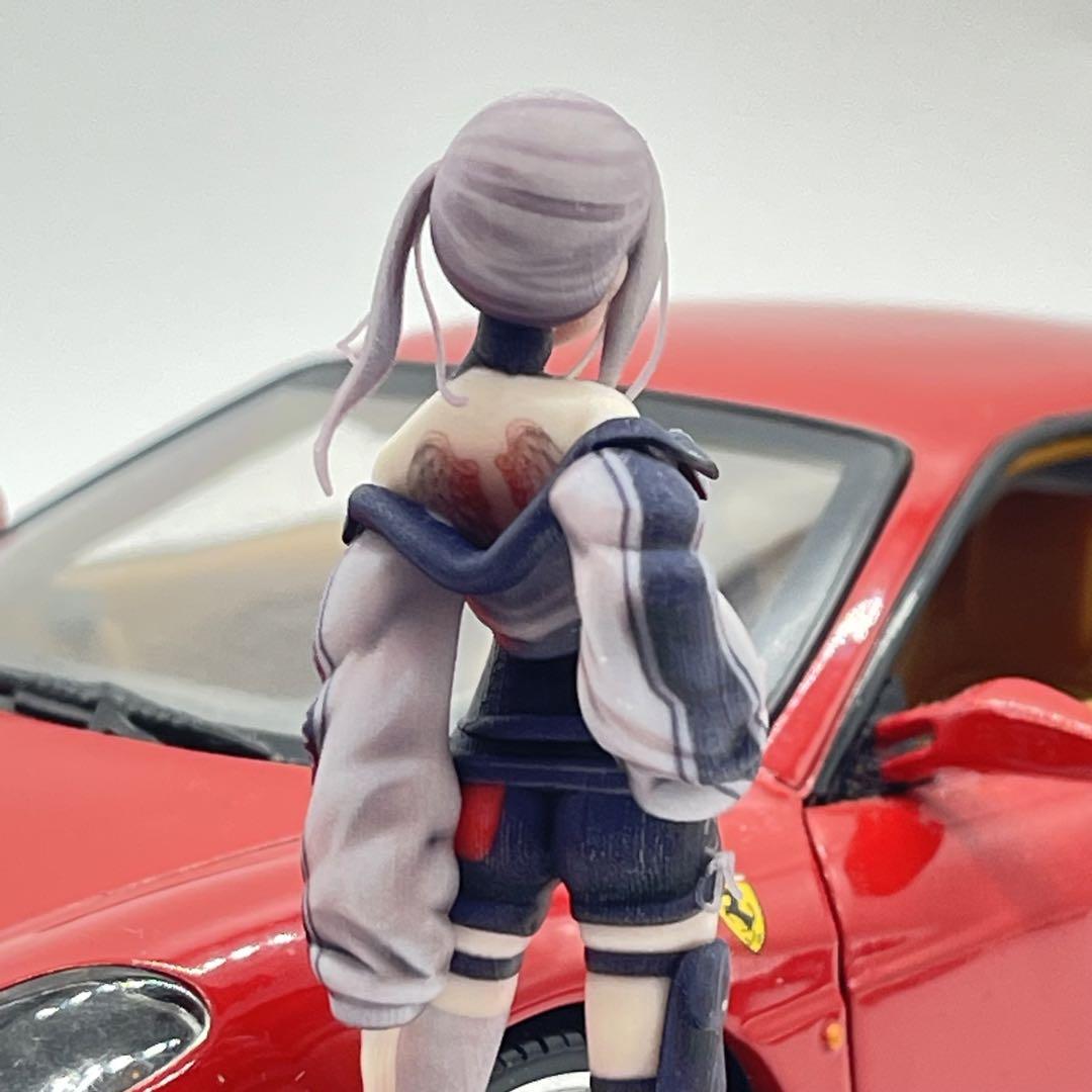 1/18 Q-JP-2 フィギュア 完成品 ミニカーに リアルフィギュア