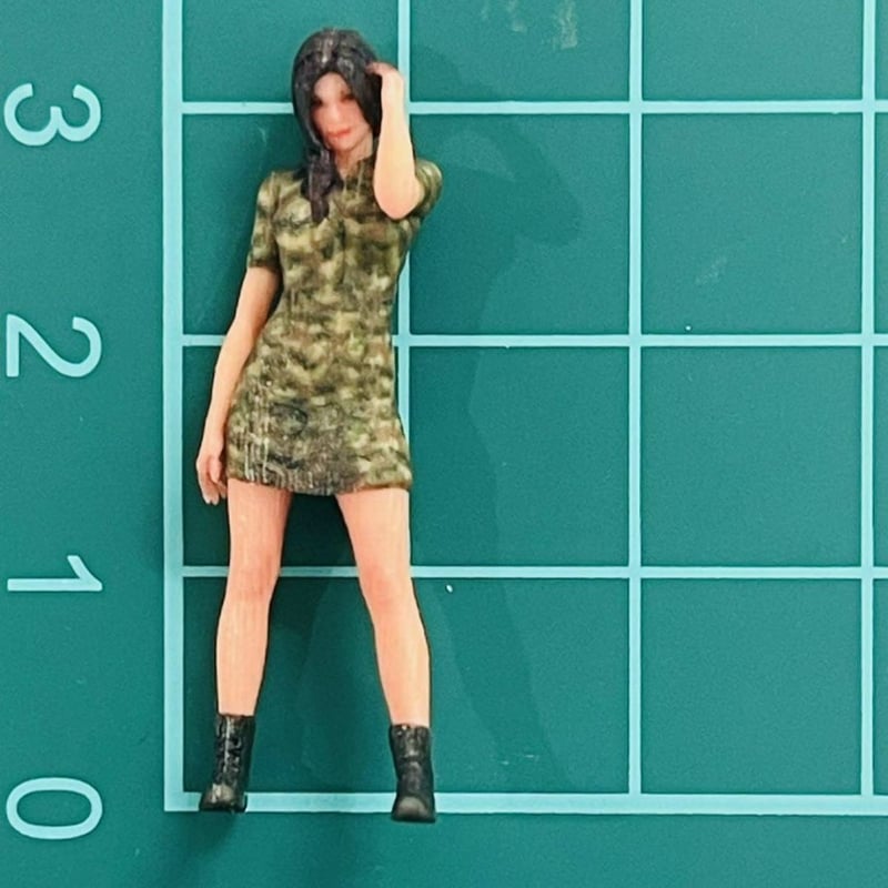 1/18 完成品　JOY フィギュア 迷彩　ミニカー　ジオラマ　1/64より大 1/48 JOY18 ミリタリー フィギュア 1/64より大 ミニカーに