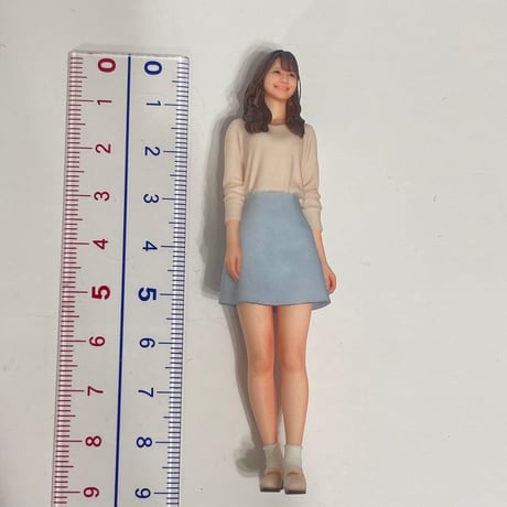 1/18 可愛いお姉さん　フィギュア　完成品　ミニカーに　1/64より大