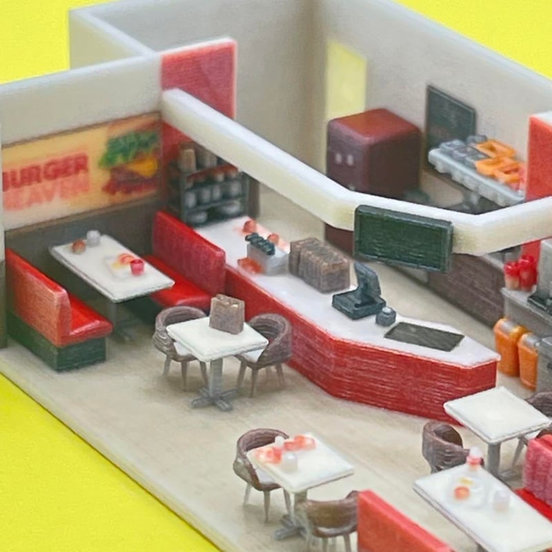 Nゲージ ダイナー ミニチュア ジオラマ フィギュア 1/64より小 Nゲージ ダイナー ミニチュア ジオラマ フィギュア 1/64より小