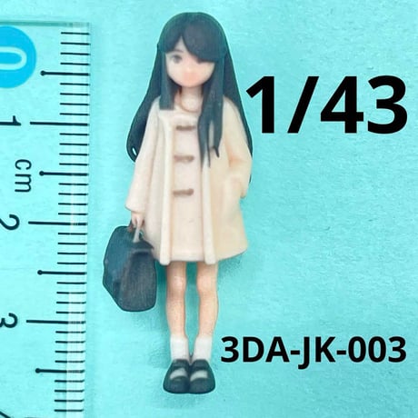 1/43 3DA-JK-003 フィギュア　完成品　ミニカーに　1/64より大