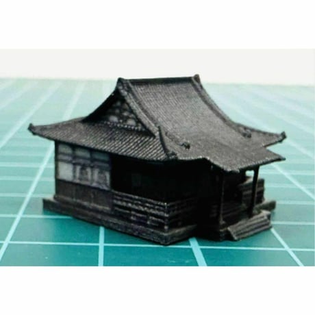 1/600★神社★建物★フィギュアに★リアルフィギュア　建築模型　３D★Nゲージより小★ジオラマに