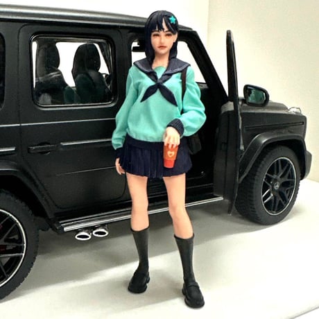 完成品　1/12 オーシャンコスモス0071 フィギュア　ミニカーに　JK