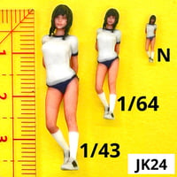 1/43 1/64 1/150 Nゲージ　JK24 フィギュア3体　ミニチュア　完成品　リアルフィギュア　ミニチュアイメージ　３D