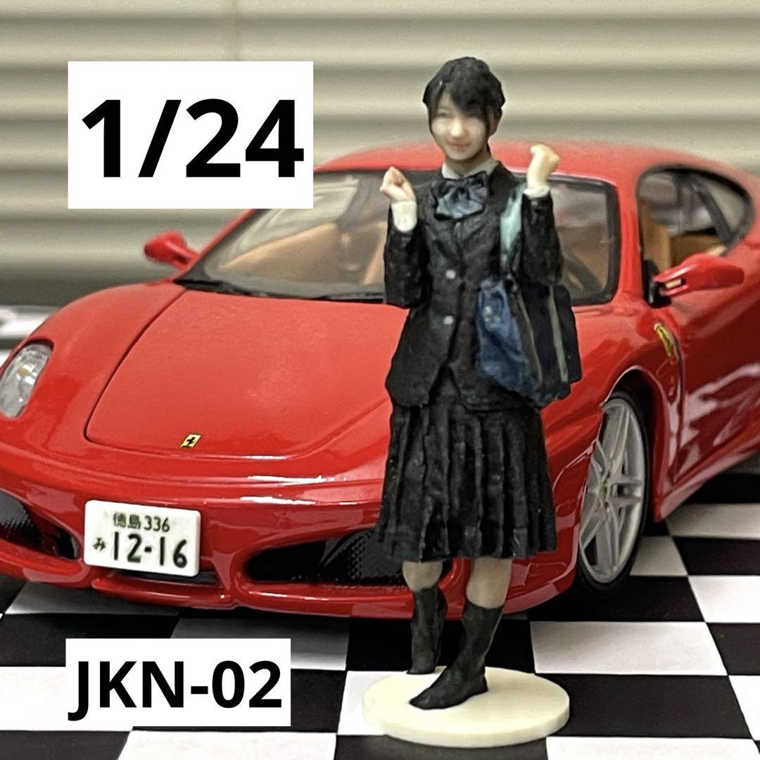 1/35 フィギュア2体　JK 完成品　ミニチュア　1/64より大　ミニカーに 1/24 JKN-02 フィギュア 完成品 ミニカーに リアルフィギュア